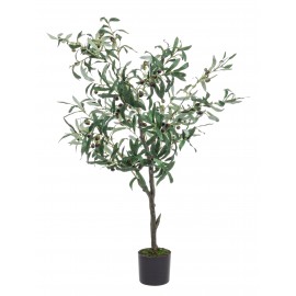 Planta olivo artificial. 120 cm.