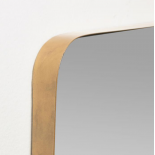 Espejo de pared Orsini metal dorado 55 x 150,5 cm