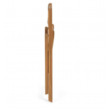 Silla plegable de exterior Daliana madera maciza acacia
