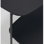 Mesa auxiliar Wigan metal negro 62 x 58 cm