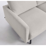 Sofá Galene 3 plazas con chaise longue derecho beige 194 cm