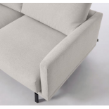 Sofá Galene 3 plazas con chaise longue izquierdo beige 214 cm