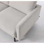 Sofá Galene 3 plazas con chaise longue izquierdo beige 194 cm