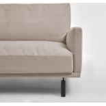 Sofá Galene 3 plazas con chaise longue izquierdo beige 254 cm