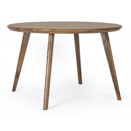 Mesa comedor madera. ø120 cm.