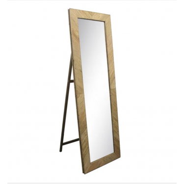 Espejo de pie bambú natural 57cmx178cm