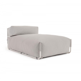 Chaise modular Square gris. 165x110x65 cm.