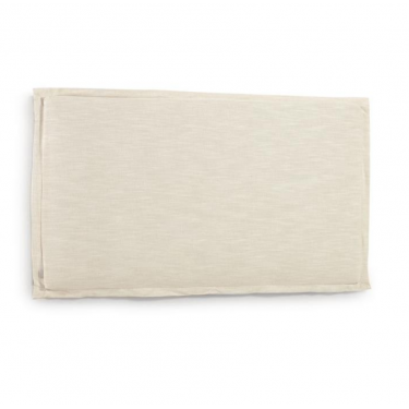 Cabecero desenfundable Tanit de lino blanco 200 x 100 cm
