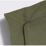 Cabecero desenfundable Tanit de lino verde 200 x 100 cm