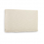 Cabecero desenfundable Tanit de lino blanco 180 x 100 cm
