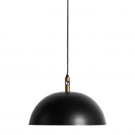 Lámpara de techo negra. ø39x28 cm.