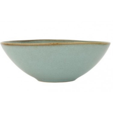 Bowl azul de cerámica.H: 6,5 Ø: 18