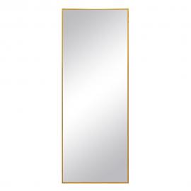 Espejo de pie dorado. 65x3,5x170 cm.