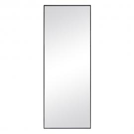 Espejo de pie negro. 65x3,5x170 cm.