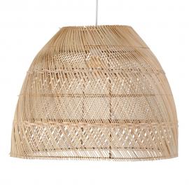 Lámpara de techo bambú. ø60x47 cm.