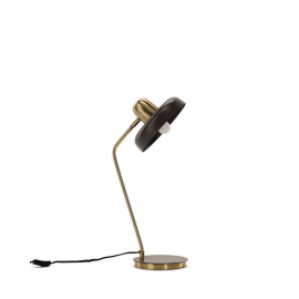 Lámpara de escritorio metal.