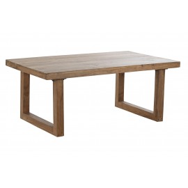 Mesa de centro madera acacia. 110x70x45 cm.