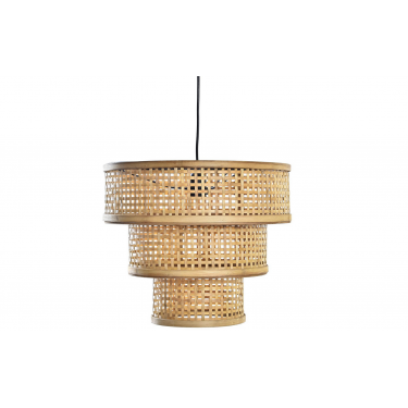 Lámpara de techo bambú. ø40x34 cm.