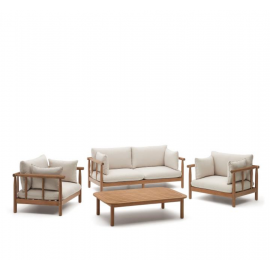 Set Sacova sofá, sillones y mesa de centro.