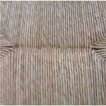 Silla madera y fibras naturales. 46x51x90 cm.