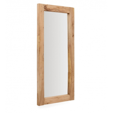 Espejo Maden de madera con acabado natural 80 x 180 cm