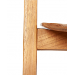 Silla madera de teca. 56x57x76 cm.