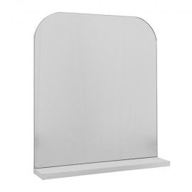 Espejo con estante blanco. 55x63 cm.