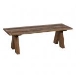 Mesa de centro madera. 150x50x46 cm.