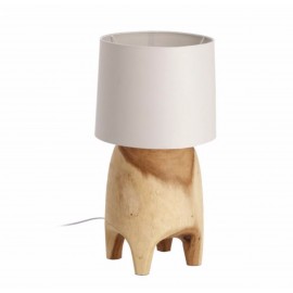 Lámpara de sobremesa madera